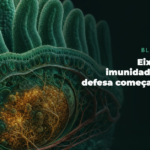 Eixo intestino-imunidade: ilustração do GALT e da microbiota intestinal — QuantumBio